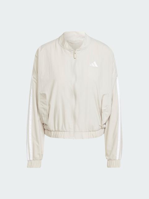 adidas Essentials 3-Stripes Lifestyle Woven Bomber Jacket