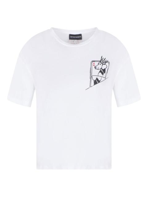 EMPORIO ARMANI graphic-print T-shirt
