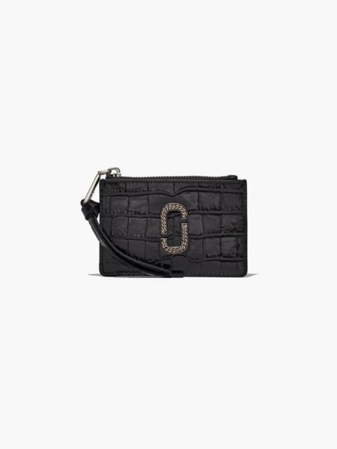 Marc Jacobs THE CROC-EMBOSSED TOP ZIP MULTI WALLET