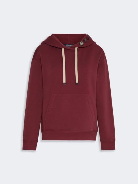 'S Max Mara AURORA Jersey hoodie - BORDEAUX