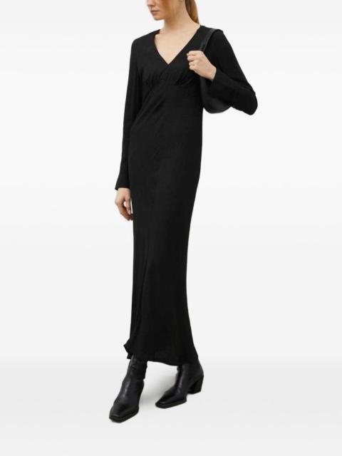 HERSKIND V-neck long-sleeve maxi dress