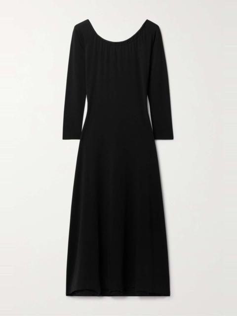 Another Tomorrow + NET SUSTAIN off-the-shoulder stretch-jersey midi dress