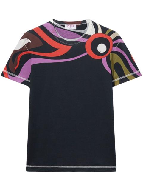 PUCCI Marmo-print cotton T-shirt