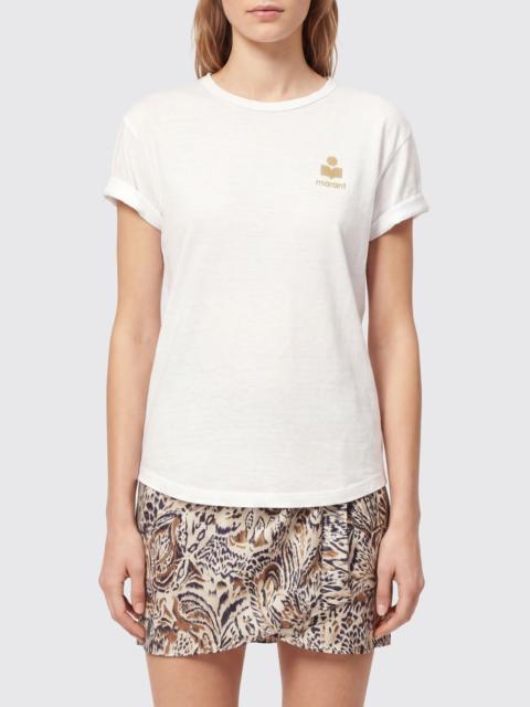 Isabel Marant Étoile ISABEL MARANT ETOILE Cotton T-shirt with Contrast Logo
