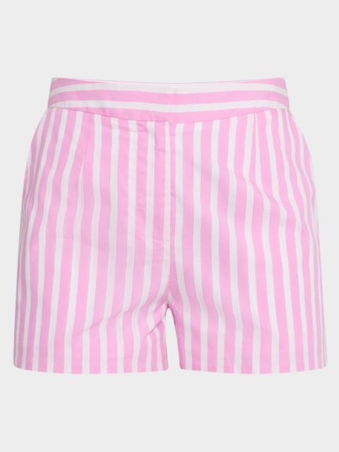 GENERATION LOVE Theo Stripe Poplin Shorts