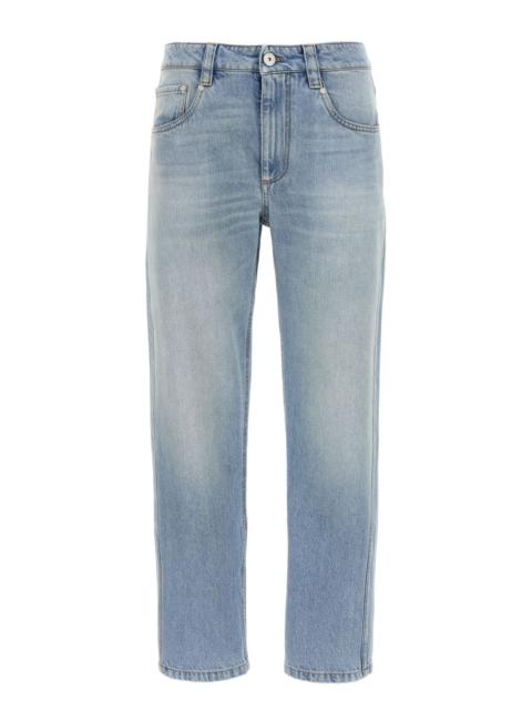 Brunello Cucinelli light-wash straight-leg jeans