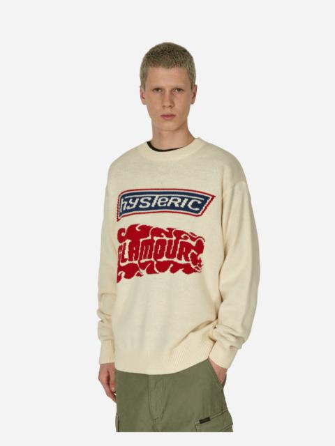Hysteric Glamour HG Combo Sweater White