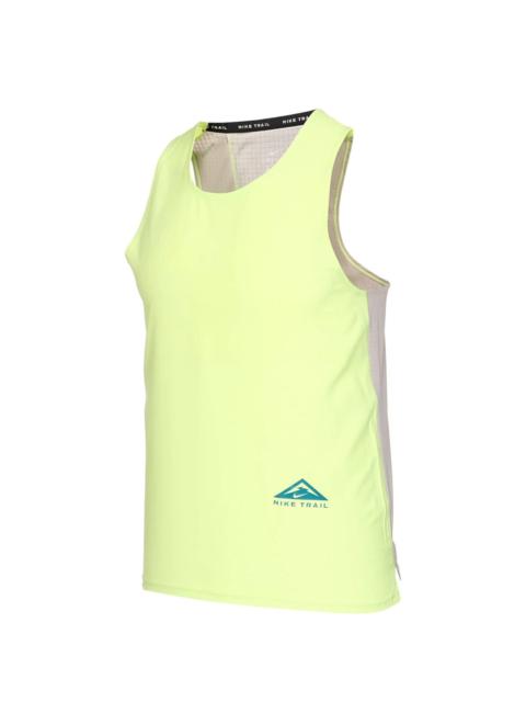 Nike Nike Dri-FIT Rise 365 Trail Running Tank Top 'Yellow' CZ9191-033