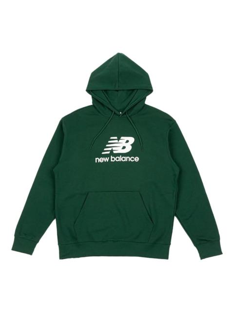New Balance logo french-terry hoodie