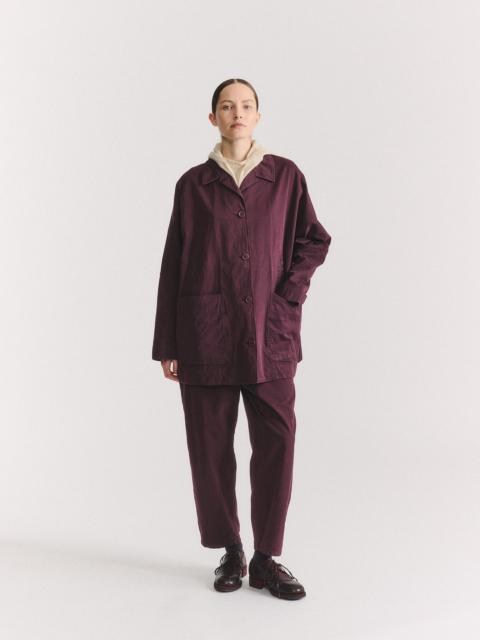 CASEY/CASEY TATIANA JACKET - DOUBLE COT - MAHOGANY