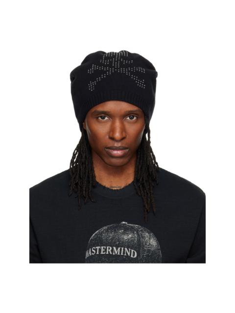 MASTERMIND WORLD Black Beaded Beanie