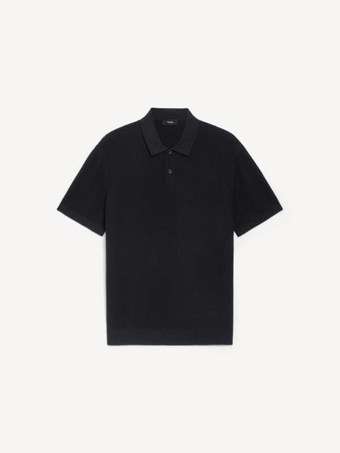 Theory Soris Polo Shirt in Light Bilen