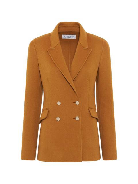GABRIELA HEARST Lloyd Blazer in Yellow Ochre Double-Face Recycled Cashmere