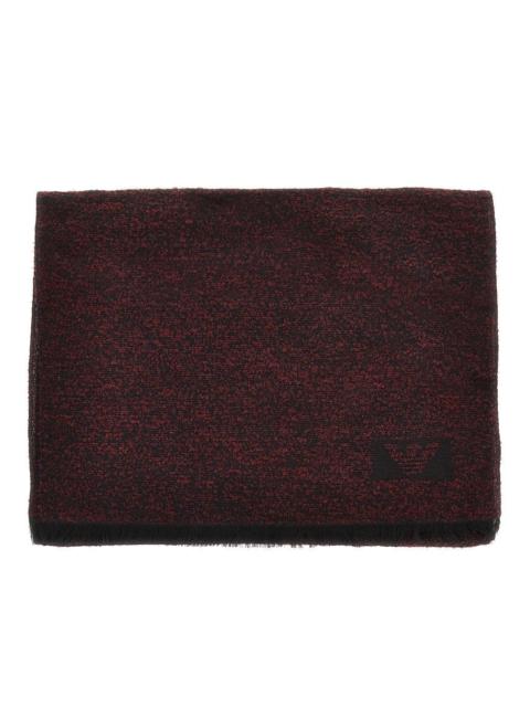 EMPORIO ARMANI BOUCLÉ WOOL BLEND SCARF