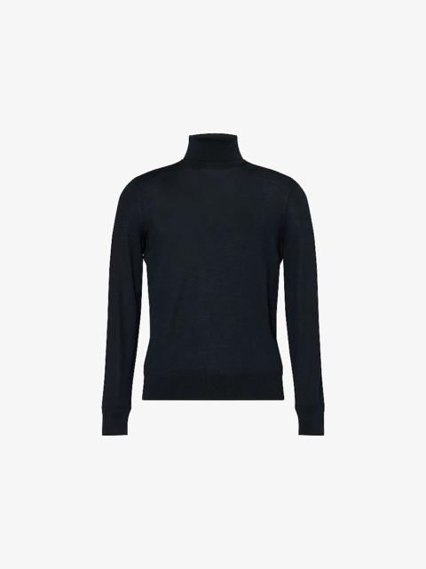 Turtleneck Regular-Fit Wool Jumper