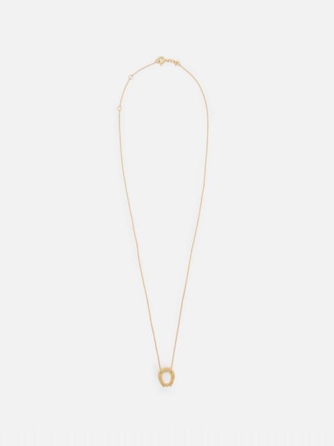 ALIITA 9K GOLD HORSESHOE BRILLANTE NECKLACE
