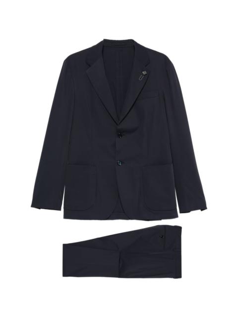 LARDINI patch-pocket suit