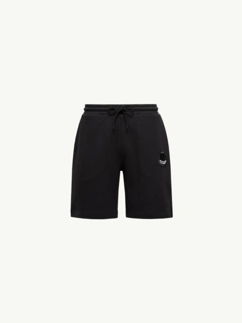Logo Patch Cotton Shorts