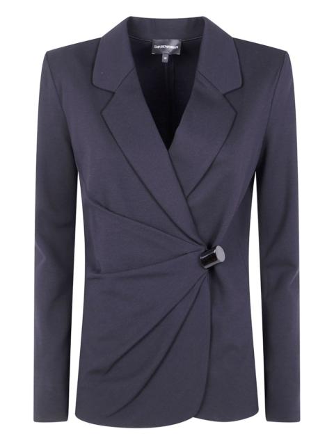 EMPORIO ARMANI button detail jacket