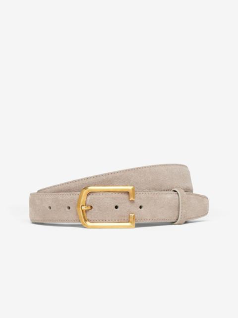 CORNELIANI Beige suede belt