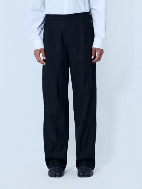 Kiko Kostadinov High-Waisted Pleated Trousers