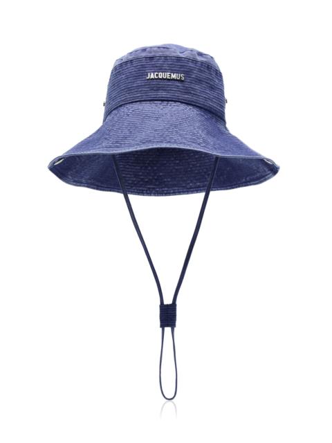 JACQUEMUS The De-Nimes Bob Cotton Hat blue