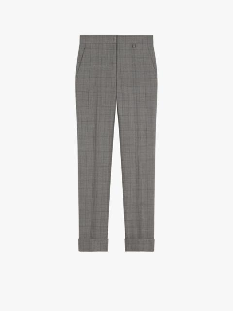 Givenchy SLIM FIT PANTS IN CHECKED WOOL