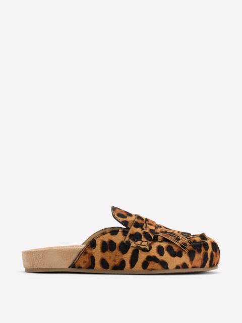 BODEN Etta Ghillie Mule Clogs-Classic Leopard