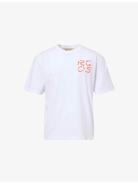 REESE COOPER® Paint Stroke Short-Sleeve Cotton-Jersey T-Shirt