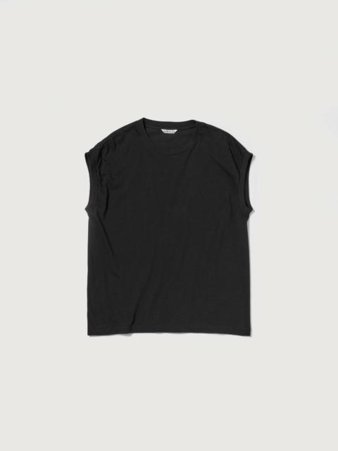 AURALEE SEAMLESS CREW NECK SLEEVELESS