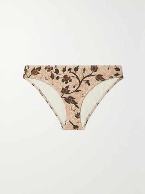 ULLA JOHNSON Dani Printed Bikini Briefs