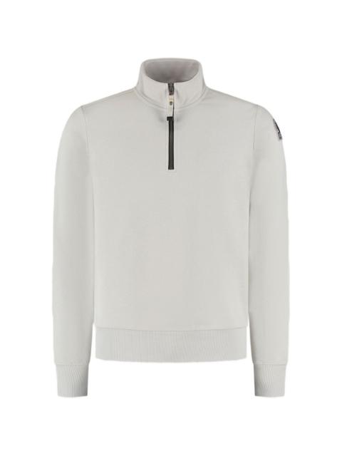 PARAJUMPERS ribbed half-zip sweatshirt