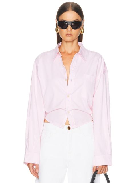 R13 Split Hem Boyfriend Shirt