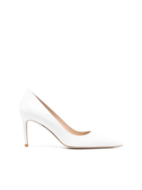 Stuart Weitzman Stuart 80mm leather pumps