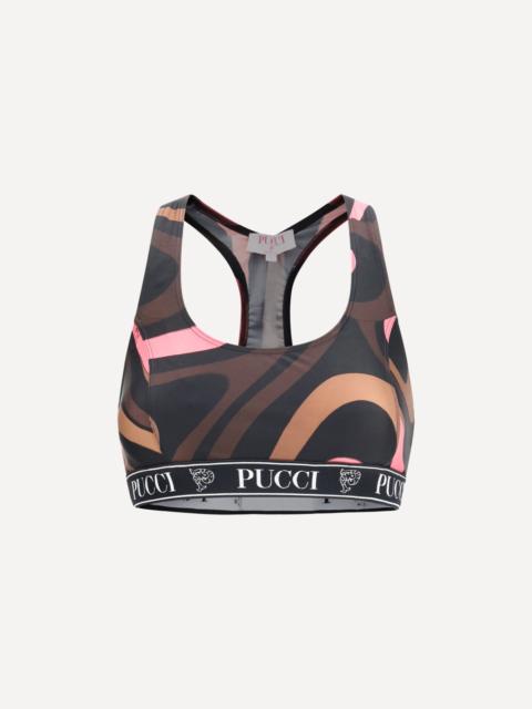 PUCCI Marmo Print Sports Top