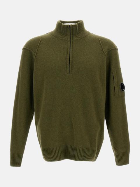 C.P. Company Polo knitwear with lambswool collar