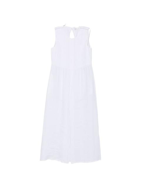 PESERICO pleated-bodice sleeveless dress