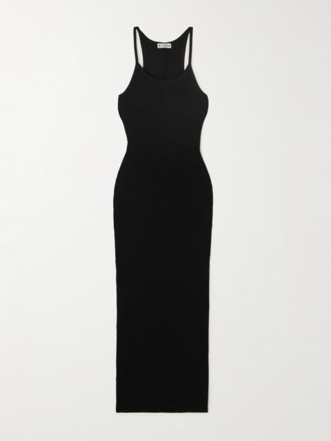 ÉTERNE Tank Ribbed Stretch-jersey Maxi Dress