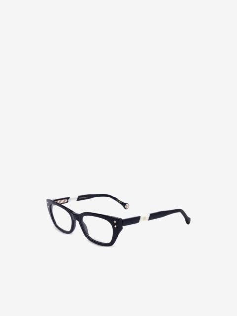 CAROLINA HERRERA logo-plaque cat-eye glasses