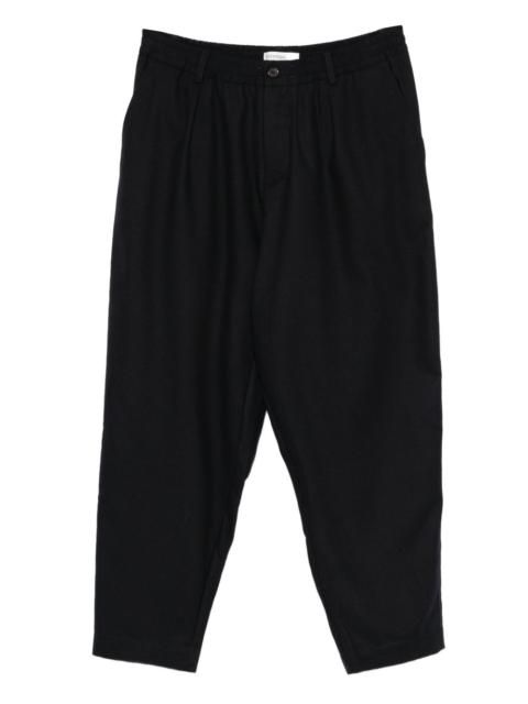 Universal Works pleated-front tapered trousers