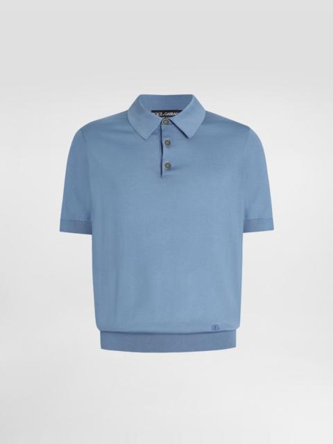 Dolce & Gabbana Silk polo shirt