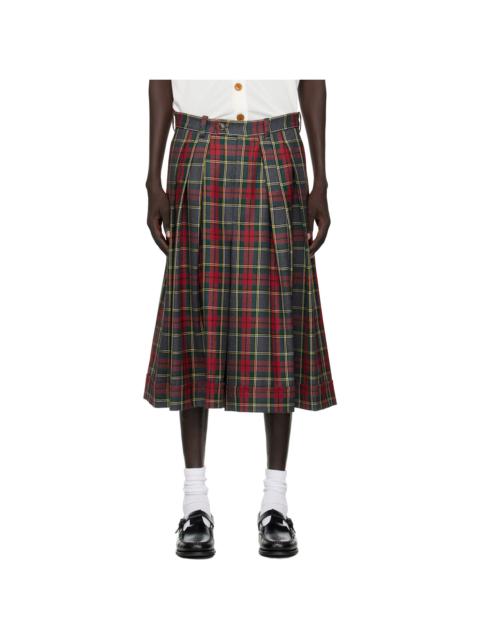 Vivienne Westwood Red & Green Culottes Shorts
