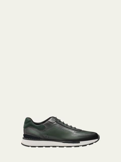 Berluti Men's Fast Track Leather Runner Sneakers
