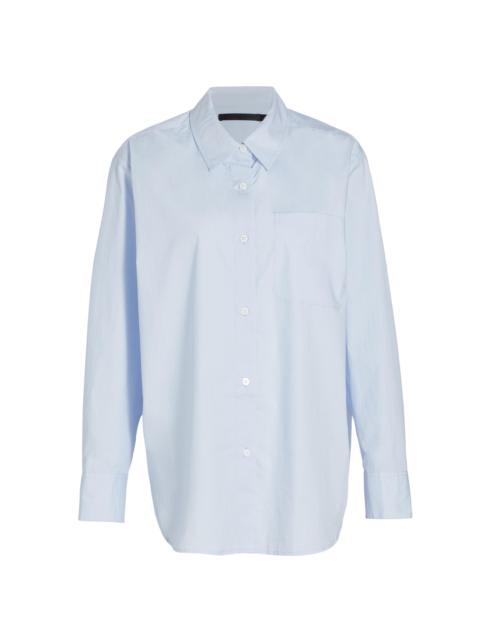 Jenni Kayne Women's Boyfriend Cotton Shirt - French Blue