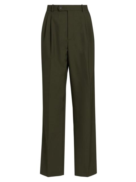 RONNY KOBO Women's Soprano Wool-Blend Pants - Olive Green