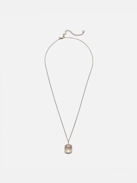 MATEO 14kt gold necklace with quartz and diamonds