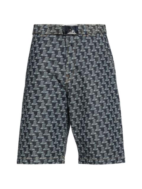 Lanvin monogram-print shorts