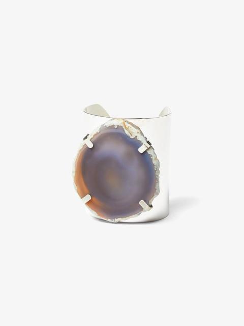 MICHAEL KORS Precious Metal-Plated Brass and Agate Cuff