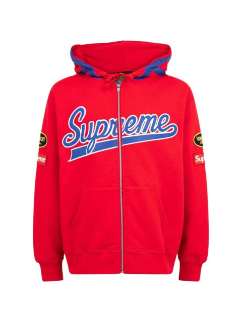 x Vanson Leathers Spider zip-up hoodie