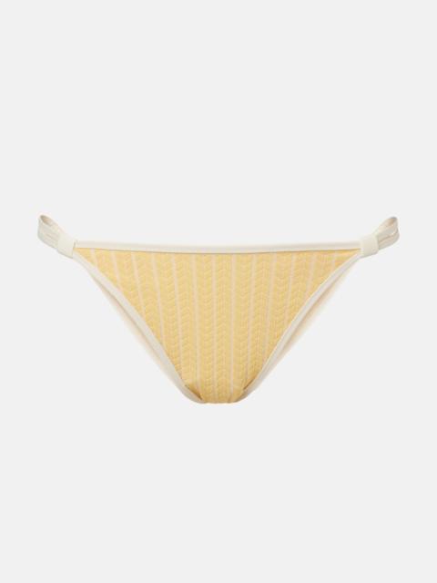 ERES Sunscreen striped bikini bottoms